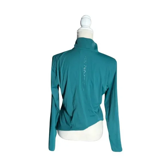 PS of Sweden Toska Long Sleeve Half Zip Baselayer equestrian L large jade green - Picture 6 of 10